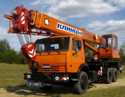 Автокран "Клинцы" 25 тонн стрела 28 метров