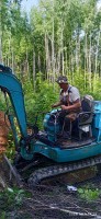 Услуги мини-эксковатора с доставкой Краном манипулятором
