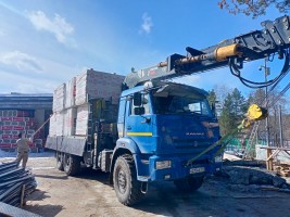Манипулятор 8т вездеход ямобур автовышка 23м