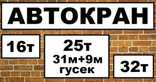 Аренда Автокрана 25 тн 31 метр Электросталь