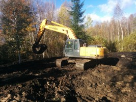Услуги экскаватора гусеничного Hyundai 250, Doosan
