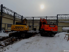 Аренда экскаватора колесного полноповоротного