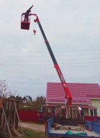 Монтажная корзина автовышка люлька 8м