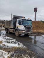 Услуги самосвала Scania P6x400,25т