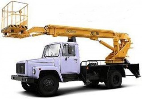 Услуги автовышки ГАЗ