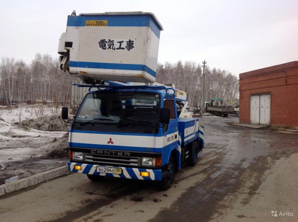 Аренда автовышки Mitsubishi canter 13-17м