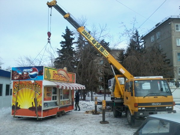 Аренда автокрана "KATO" г.п. 5 тонн. 21 метр.