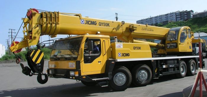 Услуги автокрана XCMG QY50k