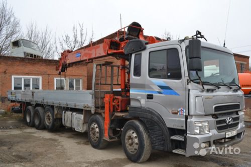 Сдаю в аренду грузовик с краном-манипулятором 10т Hyunday gold 25т