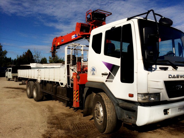 Услуги Манипулятора Daewoo NOVUS Г.п 10т, Стрела 7 тонн. DAEWOO NOVUS