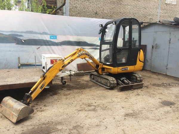 Заказ гусеничного мини экскаватора JCB 8018