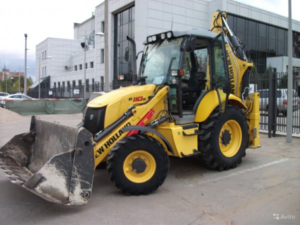 Аренда челюстного экскаватора-погрузчика New Holland B110