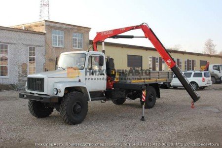 ГАЗ 33081 с КМУ Fassi F65A.0.21